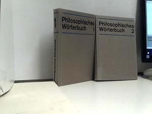 Bild des Verkufers fr Konvolut von 2 Bnden "Philosophisches Wrterbuch". Manfred Buhr zum Verkauf von ABC Versand e.K.