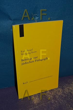 Bild des Verkufers fr Beitrge zur jdischen Pdagogik : zwei Aufstze (Edition Haus unterm Regenbogen 2) zum Verkauf von Antiquarische Fundgrube e.U.