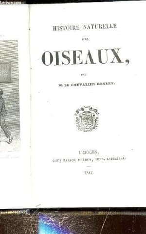 Image du vendeur pour HISTOIRE NATURELLE DES OISEAUX mis en vente par Le-Livre