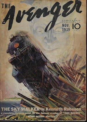 Imagen del vendedor de THE AVENGER: November, Nov. 1939 ("The Sky Walker") a la venta por Books from the Crypt