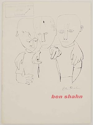 Bild des Verkäufers für Ben Shahn zum Verkauf von Jeff Hirsch Books, ABAA