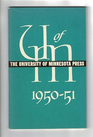 The University of Minnesota Press 1950-51