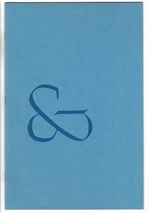 The Ampersand Club: retrospect and prospect, 1965