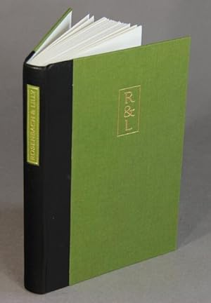 Bild des Verkufers fr Dr. Rosenbach and Mr. Lilly: book collecting in a golden age zum Verkauf von Rulon-Miller Books (ABAA / ILAB)