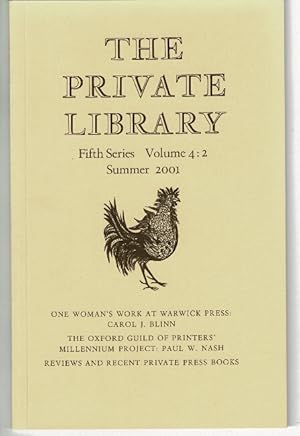 Seller image for One woman's work at the Warwick Press [as printed in The private library, fifth series. Vol. 4:2] for sale by Rulon-Miller Books (ABAA / ILAB)