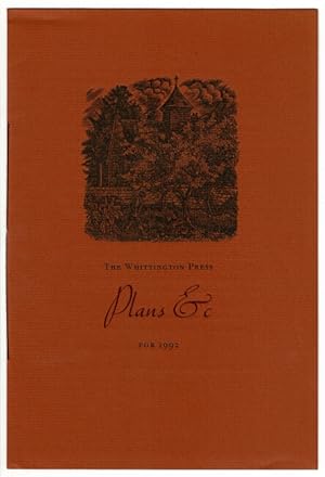 Seller image for Plans &c for 1992 for sale by Rulon-Miller Books (ABAA / ILAB)