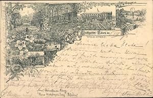 Vorläufer Litho Essen im Ruhrgebiet Nordrhein Westfalen, Stadtgarten, Inh. Wilh. Evert