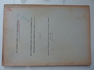 Seller image for SULLE CONDIZIONI FISICHE DELLO STRETTO DI MESSINA ALL'ALTEZZA DELLA SOGLIA GANZIRRI - PUNTA DEL PEZZO ( Bollettino dell'Istituto Zoologico della R. Universit di Messina n. 5 - 1925 ) for sale by Historia, Regnum et Nobilia