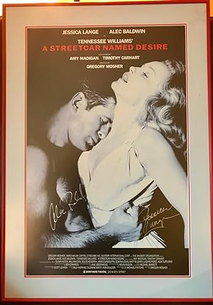 A Streetcar Named Desire (Signed Poster - Signed by Alec Baldwin & Jessica Lange)