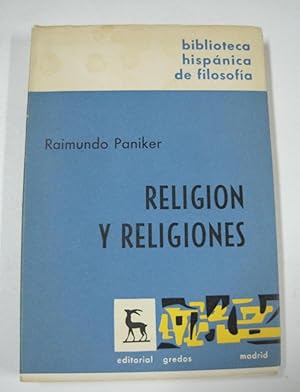 Imagen del vendedor de Religión y religiones, biblioteca hispánica de filosofía a la venta por Libros El Joven