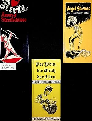 3 BÄNDE 1)Der Wein, die Milch der Alten- Definitionen und Wortspiele 2) Vogel Strauss, der Erfind...