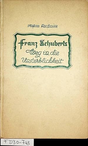 Franz Schuberts Weg in die Unsterblichkeit. Ein Lebensroman