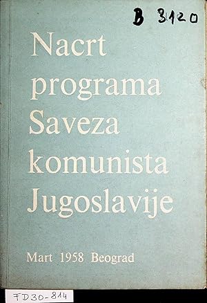 Nacrt programa Saveza Komunista Jugoslavije