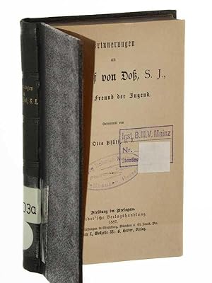 Bild des Verkufers fr Erinnerungen an P. Adolf von Do, S.J., einen Freund der Jugend. zum Verkauf von Antiquariat Lehmann-Dronke