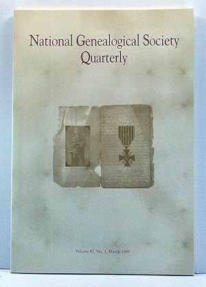 Immagine del venditore per National Genealogical Society Quarterly, Volume 87, Number 1 (March 1999) venduto da Cat's Cradle Books