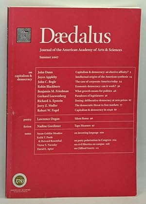 Immagine del venditore per Daedalus: Journal of the American Academy of Arts & Sciences, Summer 2007: On Capitalism & Democracy (Vol. 136, No. 3) venduto da Cat's Cradle Books