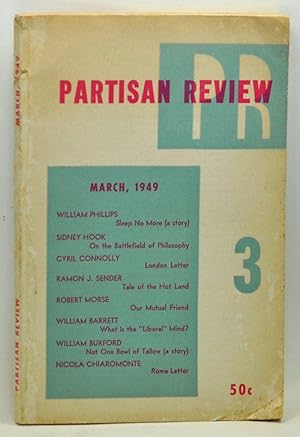 Imagen del vendedor de The Partisan Review, Volume XVI, Number 3 (March 1949) a la venta por Cat's Cradle Books