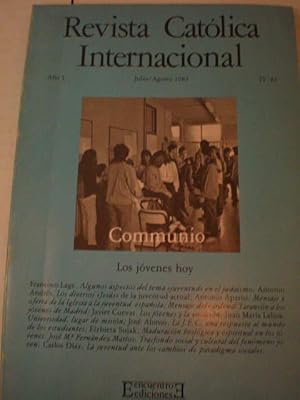 Imagen del vendedor de Communio IV/83. Los jvenes hoy a la venta por Librera Antonio Azorn