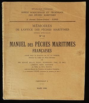 Seller image for MANUEL DES PCHES MARITIMES FRANCAISES ( Fascicule 4 ) . for sale by Librairie Franck LAUNAI