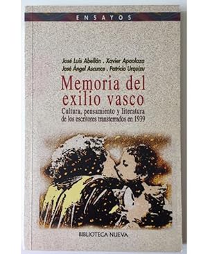 Imagen del vendedor de MEMORIA DEL EXILIO VASCO. CULTURA, PENSAMIENTO Y LITERATURA DE LOS ESCRITORES TRANSTERRADOS EN 1939 a la venta por Librera Llera Pacios