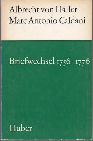 Seller image for Briefwechsel 1756 - 1776. Hrsg. von Erich Hintzsche for sale by Graphem. Kunst- und Buchantiquariat