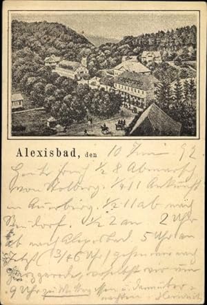 Vorläufer Ansichtskarte / Postkarte Alexisbad Harzgerode am Harz, Ortschaft