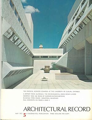 Architectural Record, n. 5, May 1972. Building Types study: Industrial buildings
