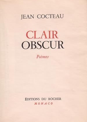 Image du vendeur pour Clair-obscur. Pomes. mis en vente par Librairie Vignes Online