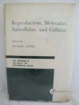 Bild des Verkufers fr Reproduction: Molecular, Subcellular, and Cellular zum Verkauf von PsychoBabel & Skoob Books