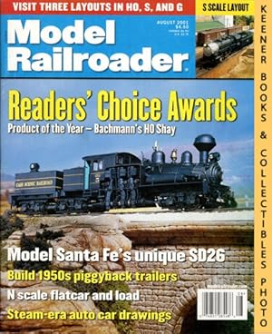 Bild des Verkufers fr Model Railroader Magazine, August 2001: Vol. 68, No. 8 zum Verkauf von Keener Books (Member IOBA)