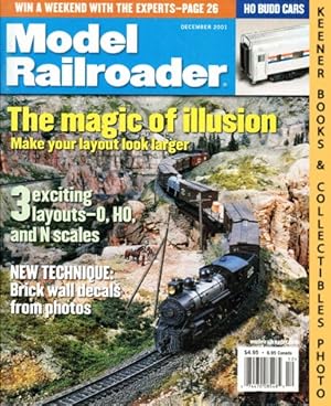 Bild des Verkufers fr Model Railroader Magazine, December 2001: Vol. 68, No. 12 zum Verkauf von Keener Books (Member IOBA)