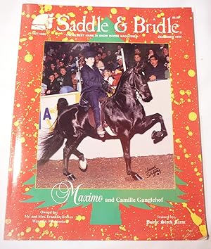 Seller image for Saddle & Bridle December 1995. Volume 68, No. 12. "Maximo" for sale by Prestonshire Books, IOBA