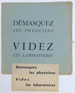 Démasquez les physiciens, videz les laboratoires. Adhérez au Comité de Lutte Anti-Nucléaire