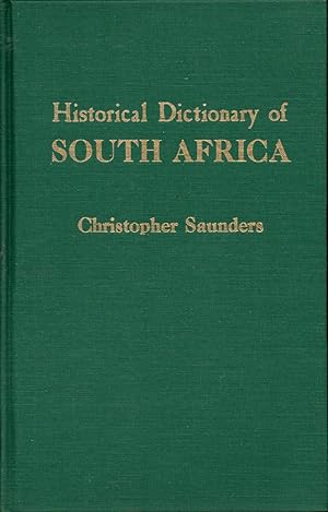 Bild des Verkufers fr Historical Dictionary of South Africa zum Verkauf von Kenneth Mallory Bookseller ABAA