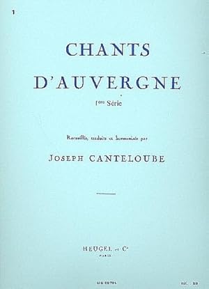 Seller image for Chants d'Auvergne vol.1pour chant et piano for sale by AHA-BUCH GmbH