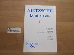 Bild des Verkufers fr Nietzsche - kontrovers I zum Verkauf von Antiquariat im Kaiserviertel | Wimbauer Buchversand