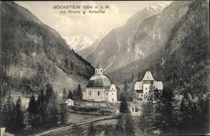 Ansichtskarte / Postkarte Böckstein Bad Gastein im Gasteiner Tal Salzburg, schöne Detailansicht