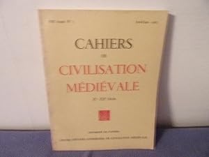 Cahiers de civilisation médiévale VIII° année n° 2