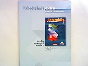Seller image for Mathematik interaktiv - Ausgabe N: 6. Schuljahr - Arbeitsheft extra .Mit eingelegten Lsungen for sale by ANTIQUARIAT FRDEBUCH Inh.Michael Simon