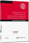 Revisión de Actos Administrativos Nacionales en Derecho Administrativo Europeo