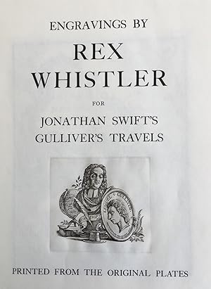 Engravings By Rex Whistler For Jonathan Swifts Gullivers Travels.
