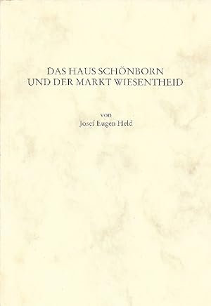 Seller image for Das Haus Schnborn und der Markt Wiesentheid for sale by Antiquariat Lcke, Einzelunternehmung