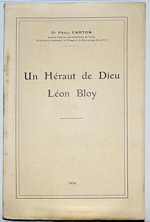 Seller image for UN HERAUT DE DIEU LEON BLOY. for sale by Librairie l'Art et l'Affiche