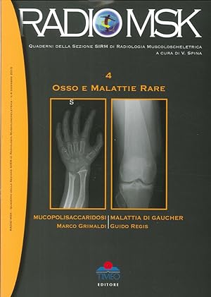 Bild des Verkufers fr Radio MSK. Osso e malattie rare. Vol. 4 zum Verkauf von Libro Co. Italia Srl