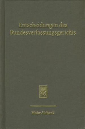 Seller image for Entscheidungen Des Bundesverfassungsgerichts. Band 120 for sale by Libro Co. Italia Srl