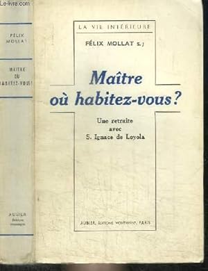 Immagine del venditore per MAITRE OU HABITEZ-VOUS? venduto da Le-Livre