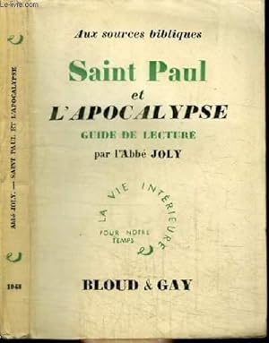 Seller image for SAINT PAUL ET L'APOCALYPSE - GUIDE DE LECTURE for sale by Le-Livre
