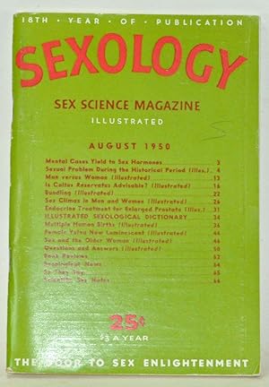 Image du vendeur pour Sexology: Sex Science Magazine. An Authoritative Guide to Sex Education. Volume 17, No. 1 (August 1950) mis en vente par Cat's Cradle Books