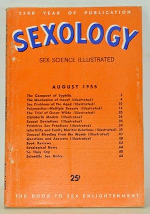 Image du vendeur pour Sexology: Sex Science Magazine. An Authoritative Guide to Sex Education. Volume 22, No. 1 (August 1955) mis en vente par Cat's Cradle Books