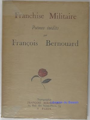 Franchise militaire Poèmes inédits